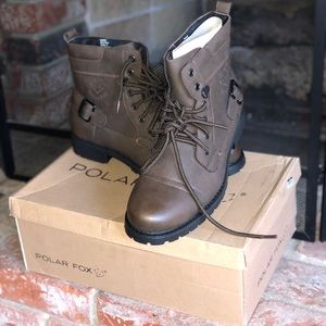 Polar Fox MPX808006 Men's Combat Style Ankle Boots